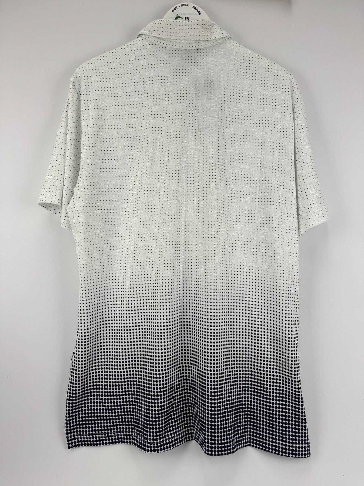 Adidas Go-To Rise Print Polo Shirt Men's Golf Size Small White/328006