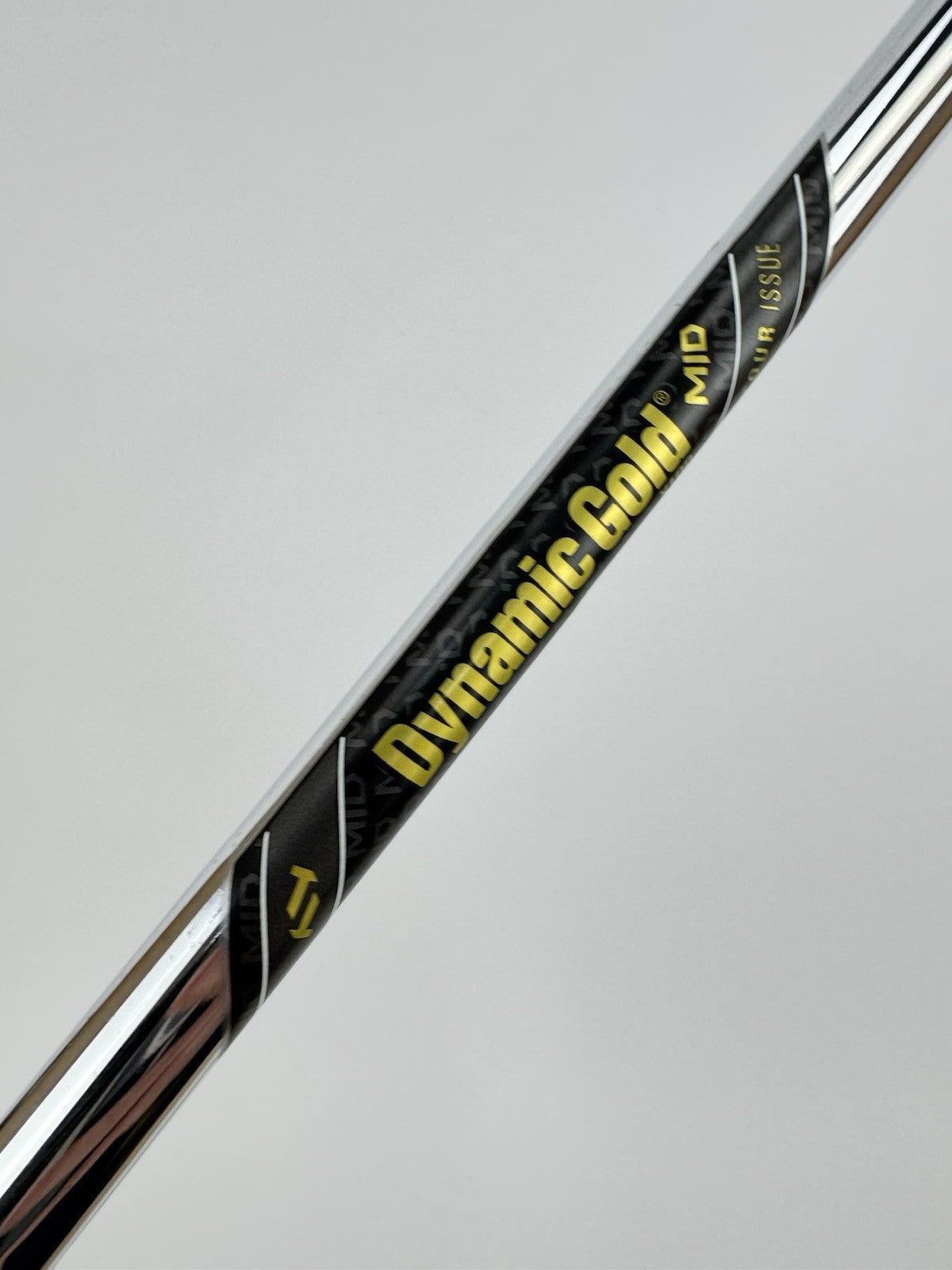 Dynamic Gold 115 Iron Shaft Mid X100 X Flex Steel Pured 36” /0.355 Tapered/326211