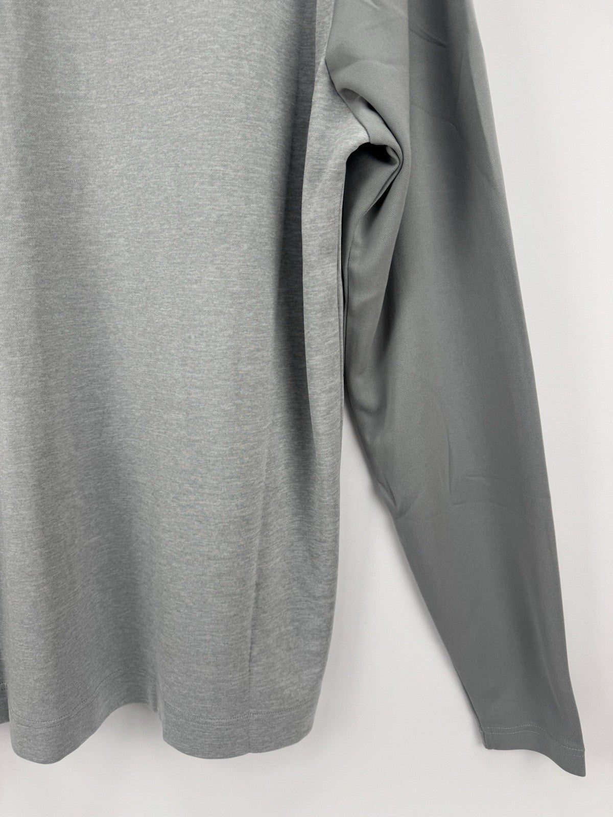 FootJoy Tonal Heather Chill-Out Pullover Mens Size Large Grey Long Sleeve/3272312