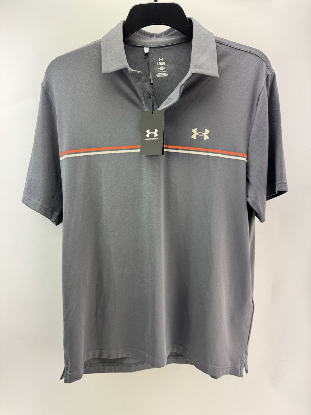 Under Armour Playoff 3.0 Men’s Polo Shirt Stripe /UK Large /Loose Fit /New/275530