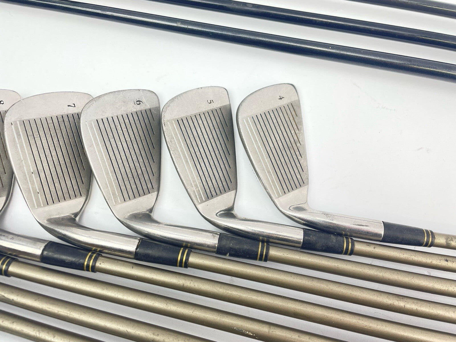 Mens Golf Package Set -1” Regular Flex Graphite 12 Clubs /New Grips /Right /Bag9
