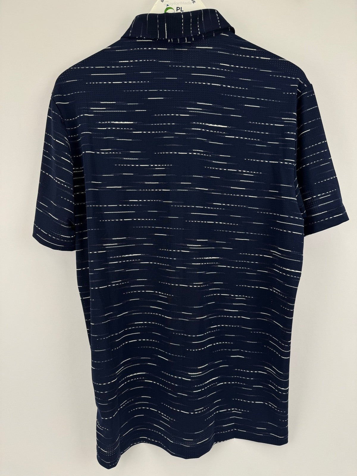 Adidas Ultimate365 Mesh Print Golf Polo Shirt Men's Size Medium Navy/329397