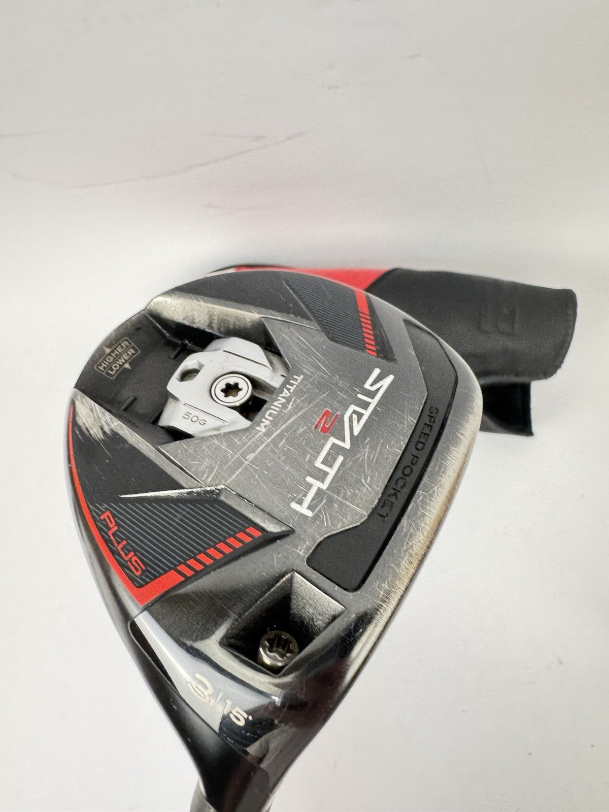 Taylormade Stealth 2 Plus 3 Wood 15* Kai Li Red 75 Stiff Graphite /349392