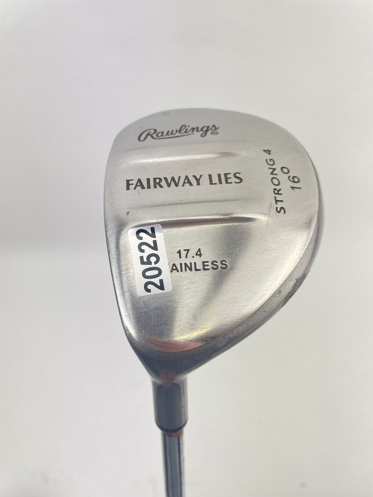 Mens Golf 3 Wood Left Handed Rawlings Regular Flex Steel /New Grip /2052217
