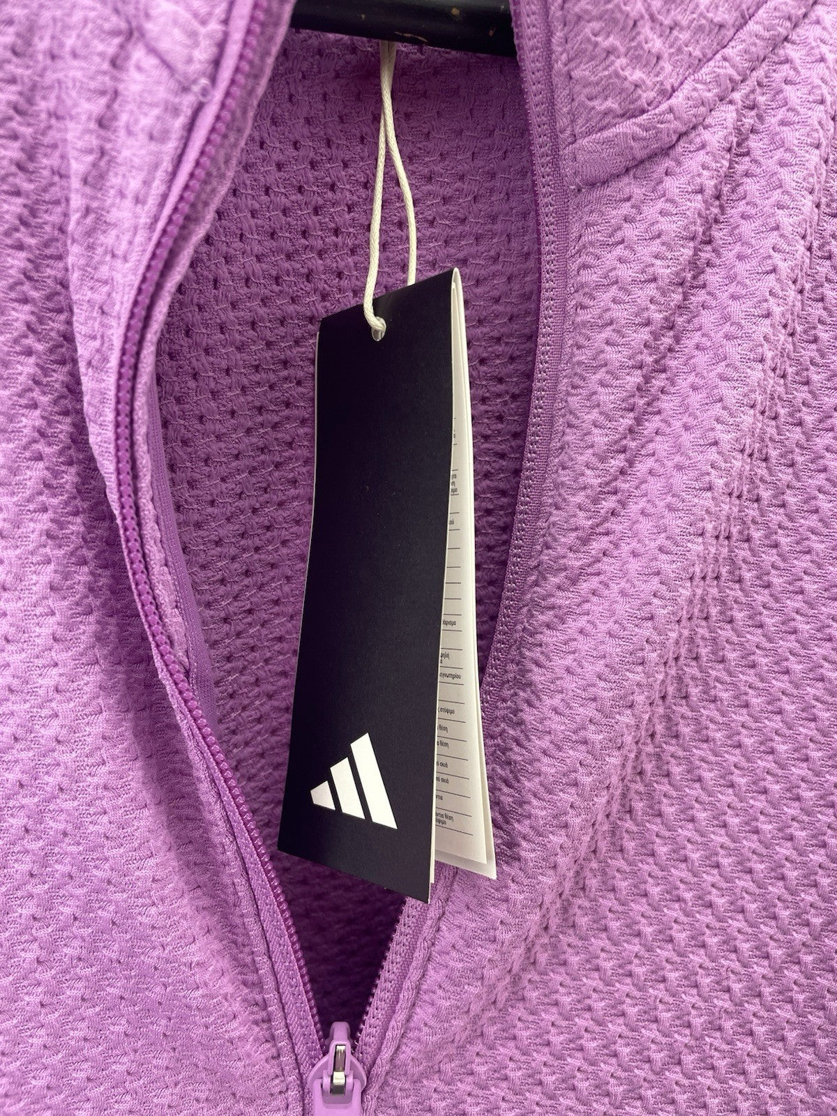 Adidas Golf Women’s Jacket Midlayer Full Zip UK XL /Purple /New /297987
