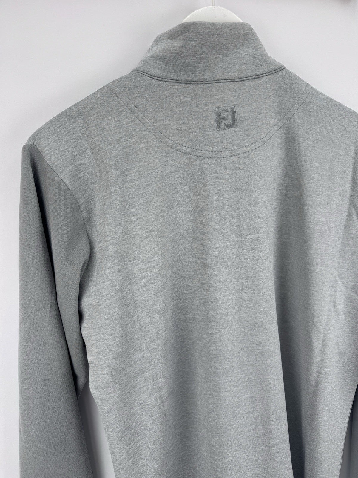 FootJoy Tonal Heather Chill-Out Pullover Mens Size Small Grey Long Sleeve/3171311