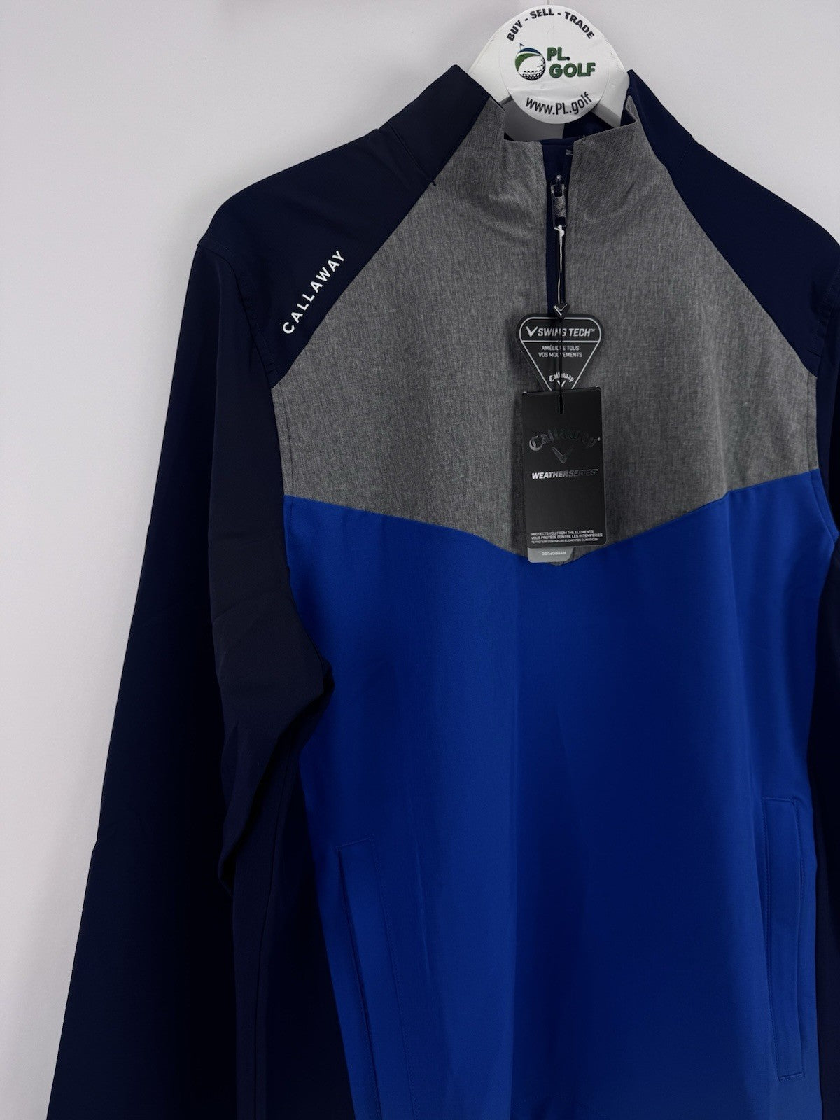 Men’s Callaway Golf Weather Series 1/2 Zip Jacket Size Medium Waterproof/323925
