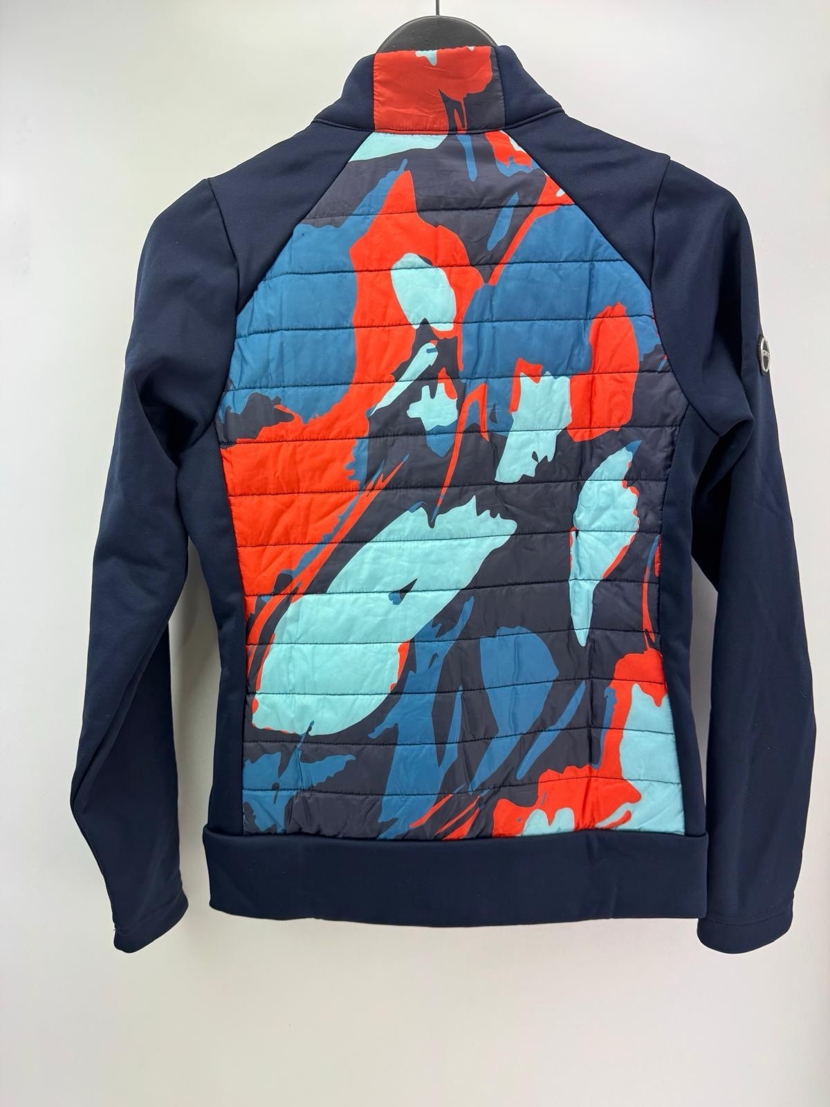 Ping Ladies Hybrid Golf Jacket Size UK 6 Navy Multi Brand New/ 307607
