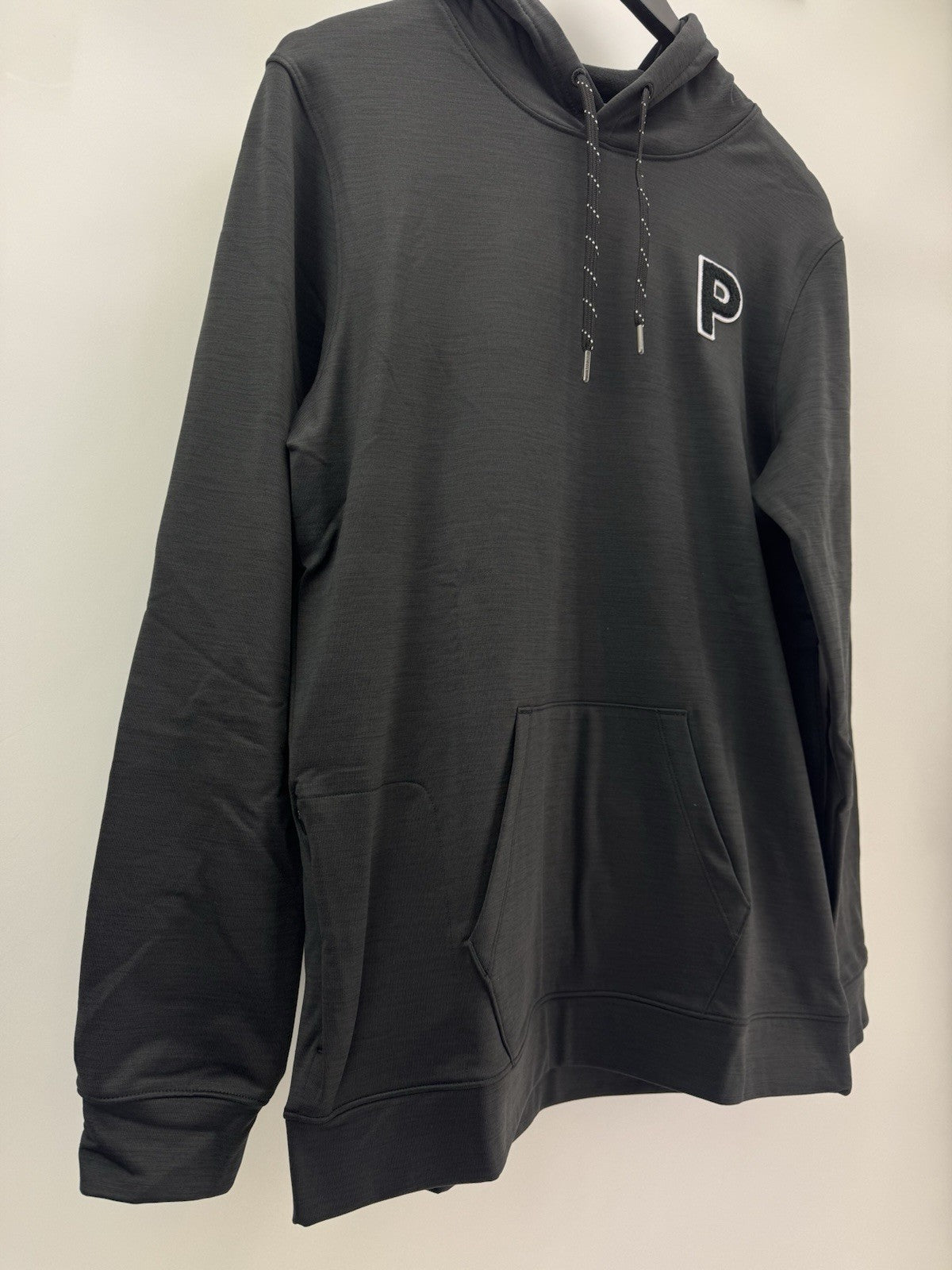 Puma Golf Hoodie Cloudspun Patch Mens UK Small /Black /New /308204