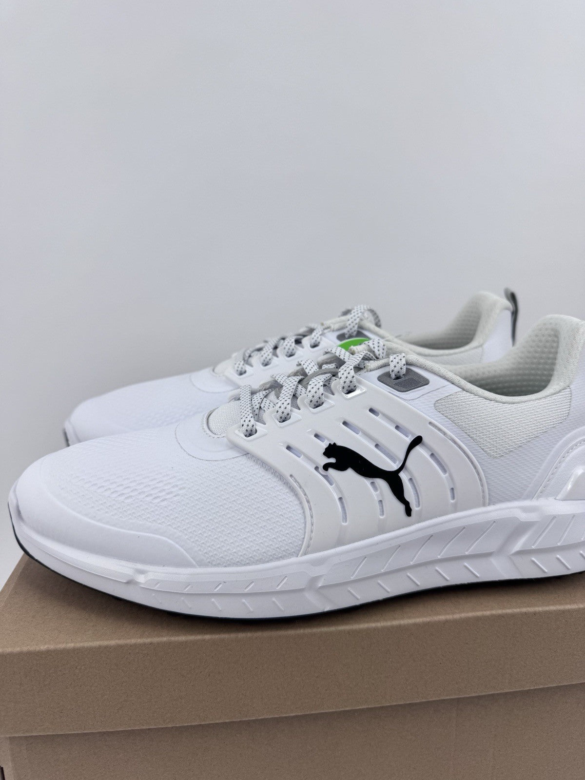 Puma Ignite Elevate 2 Tour Men's Golf Shoes Size UK 9.5 White Waterproof/321632