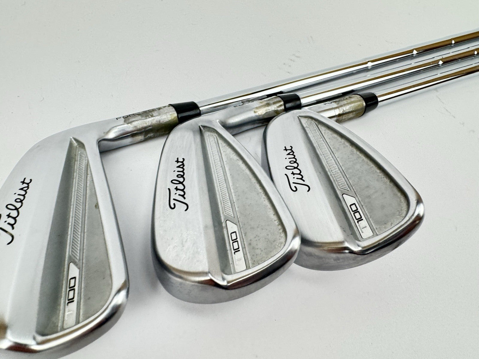 Titleist T100 Irons 6,8+PW DG Mid 115 S300 Stiff Steel /New Shafts + Grips/325762