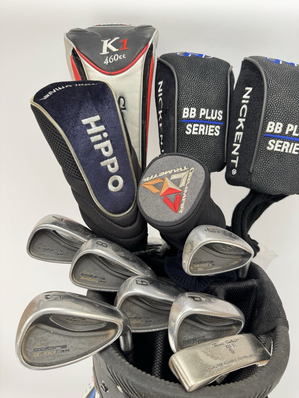Mens Cobra Golf Package Set 12 Clubs Regular Graphite /New Grips /Bag /344031