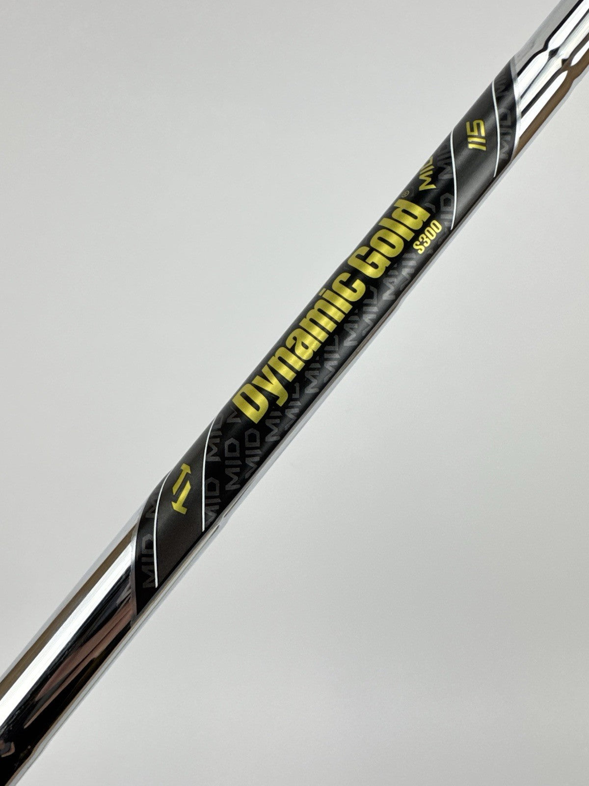 Dynamic Gold 115 Iron Shaft Mid S300 Stiff Flex Steel 36.25” /0.355 /327103