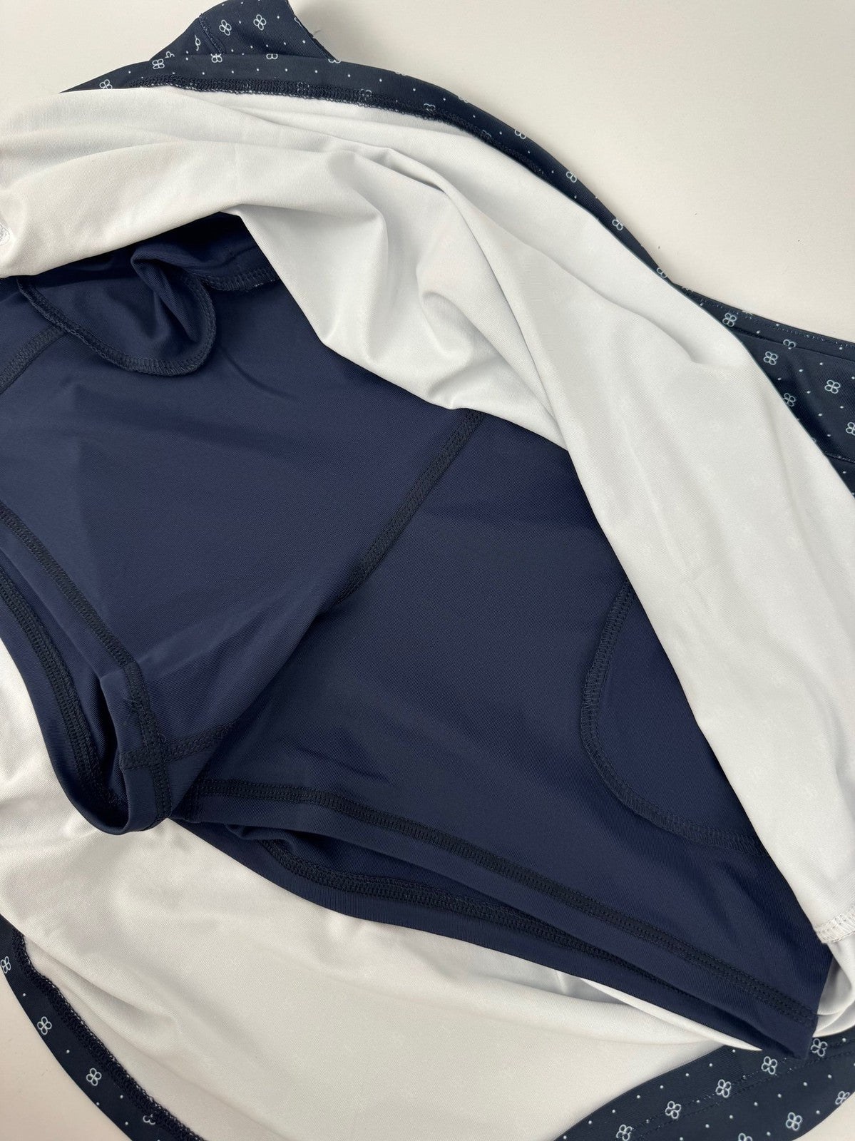 Ping Harlie Skort Women's UK Size 8 Blue Micro Monogram Golf Activewear/353986