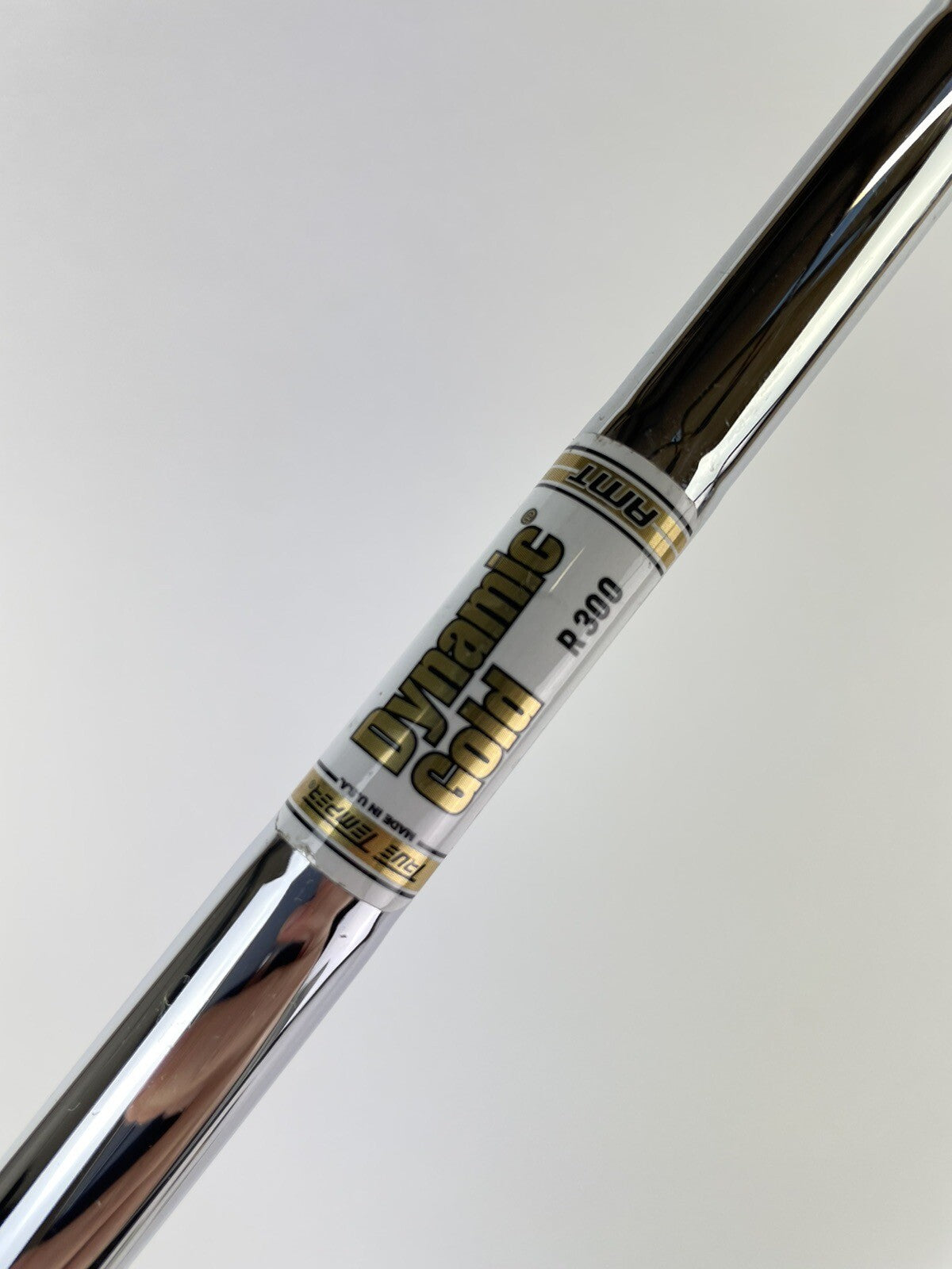 Dynamic Gold AMT Iron Shaft R300 Regular Flex Steel 35.5” /0.355 Tapered /130141