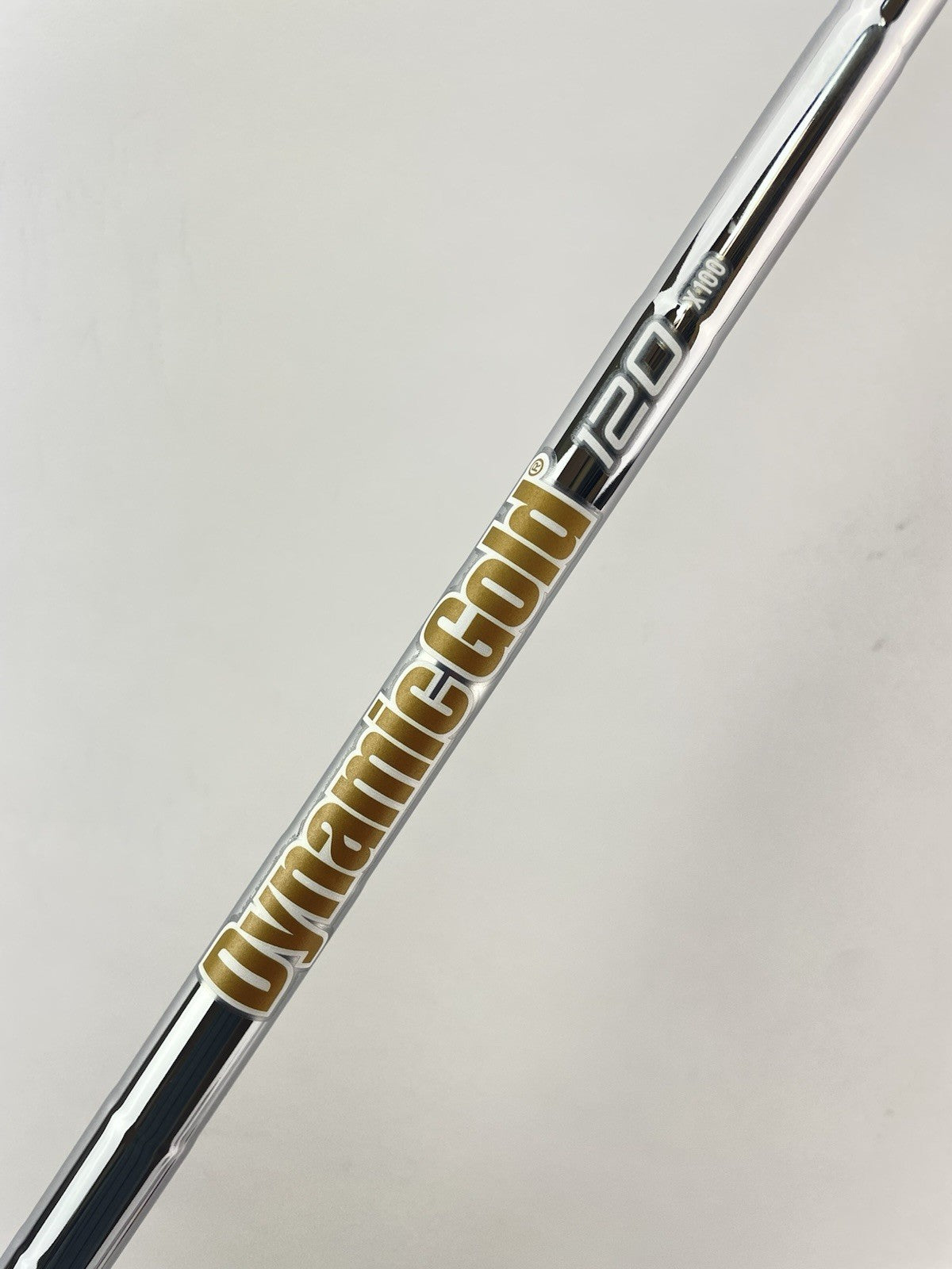 Dynamic Gold 120 Iron Shaft X100 Extra Stiff Flex Steel 35.25” /0.355 /242150