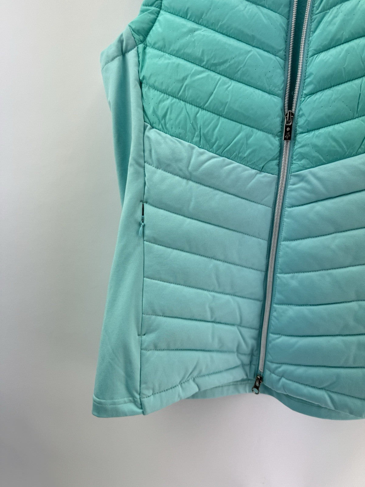 Green Lamb Golf Womens Gilet Thermal Windproof UK 10 /Aqua /New /298131
