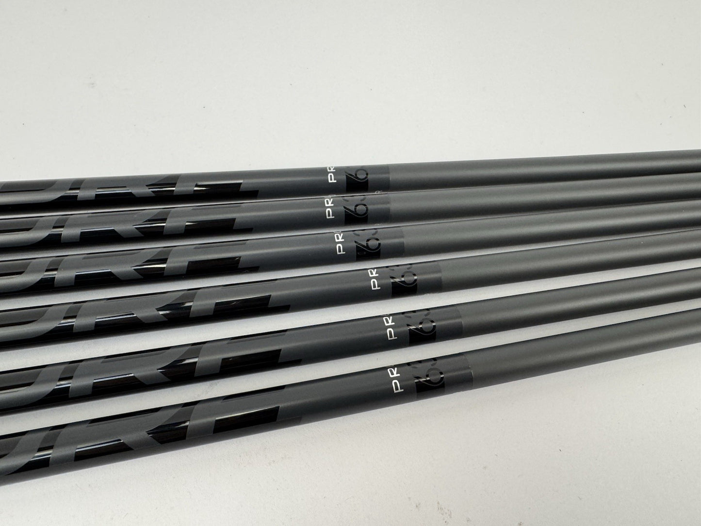 Fujikura Pro Iron Shaft Set (6) 5-PW Senior Graphite 0.355 Tapered /Mid Grips4