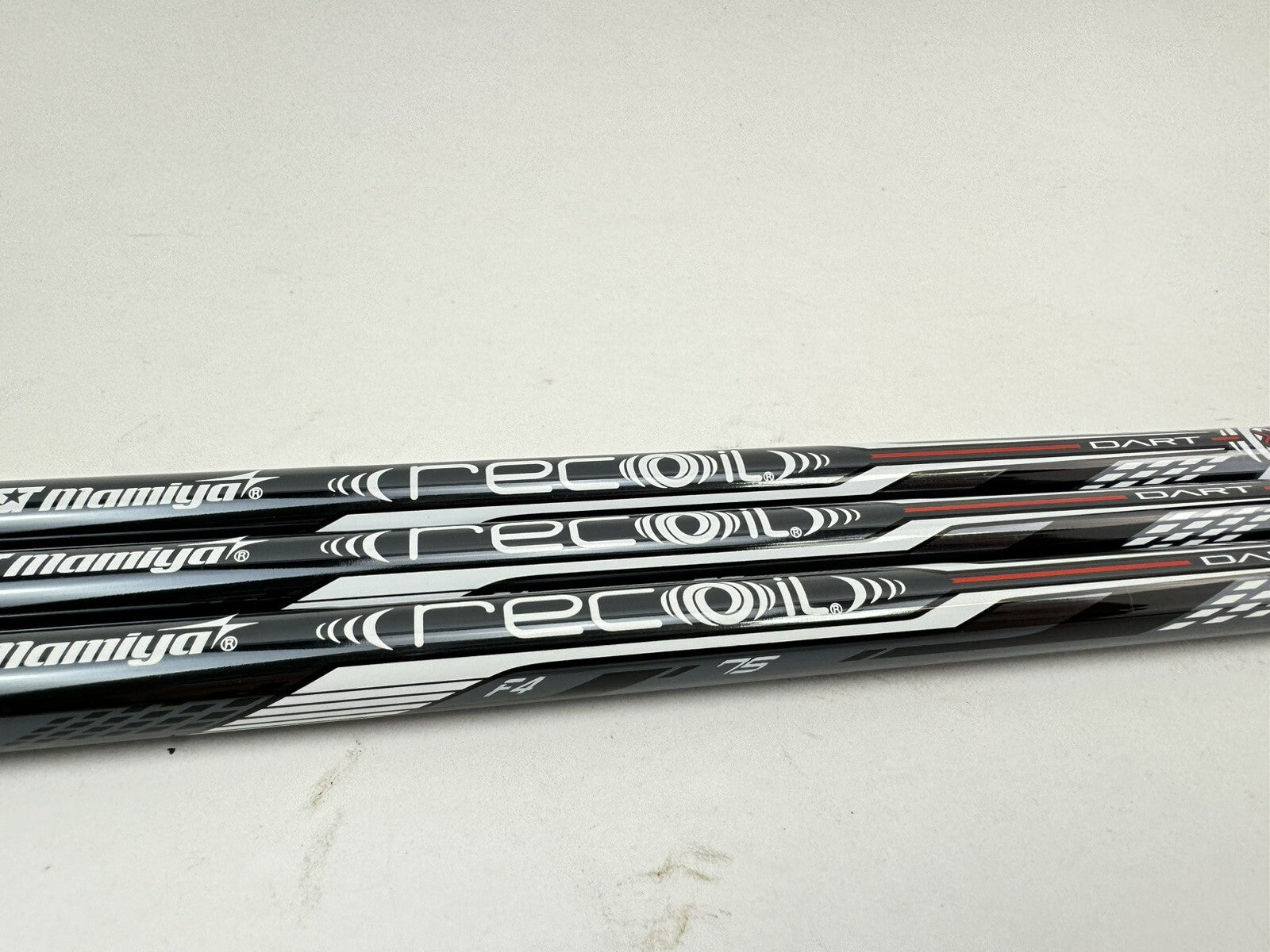 Recoil Dart Wedge Shaft Set (3) 75 F4 Stiff Flex Graphite 0.355 Tapered /271144