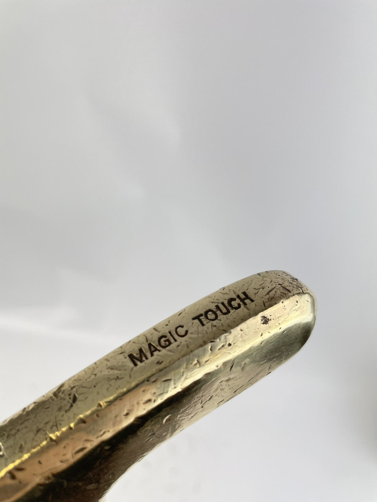 Slazenger Golf Brass Putter Blade “Magic Touch” 35.5” Two Way /New Grip /42102
