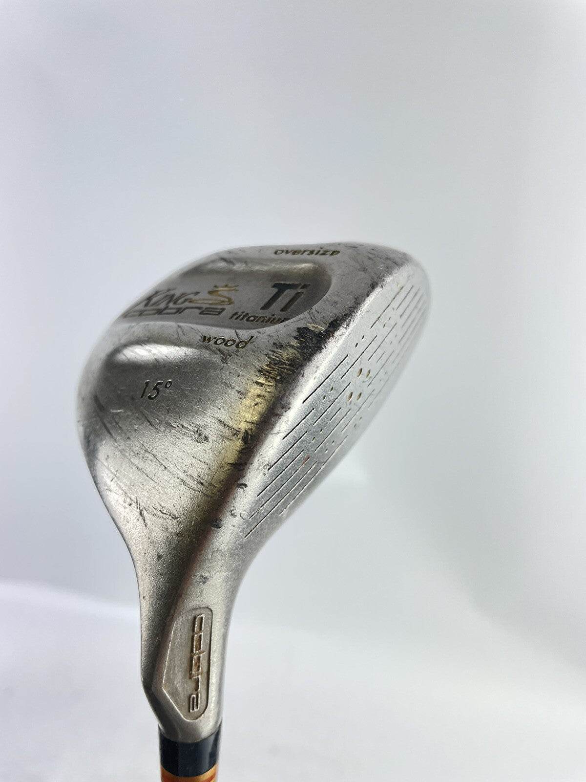 King Cobra 3 Wood 15* Oversize Stiff Graphite /Right Handed /New Grip /70855