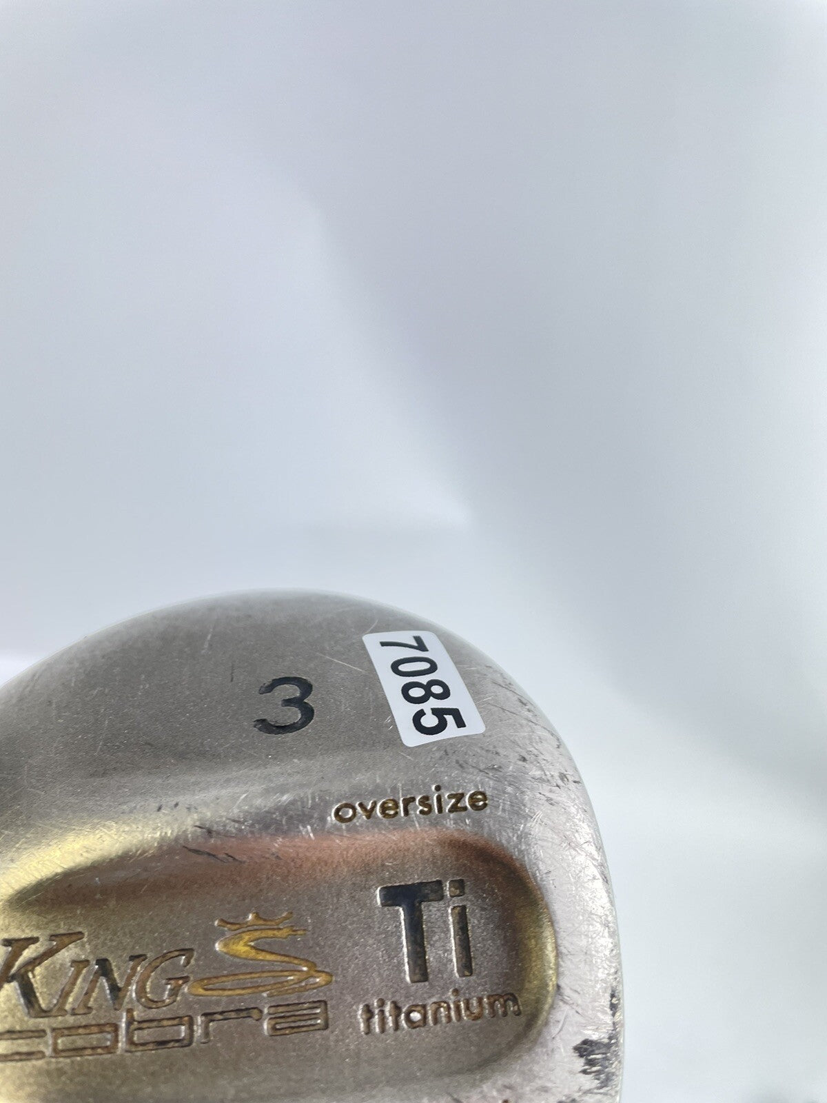 King Cobra 3 Wood 15* Oversize Stiff Graphite /Right Handed /New Grip /708516