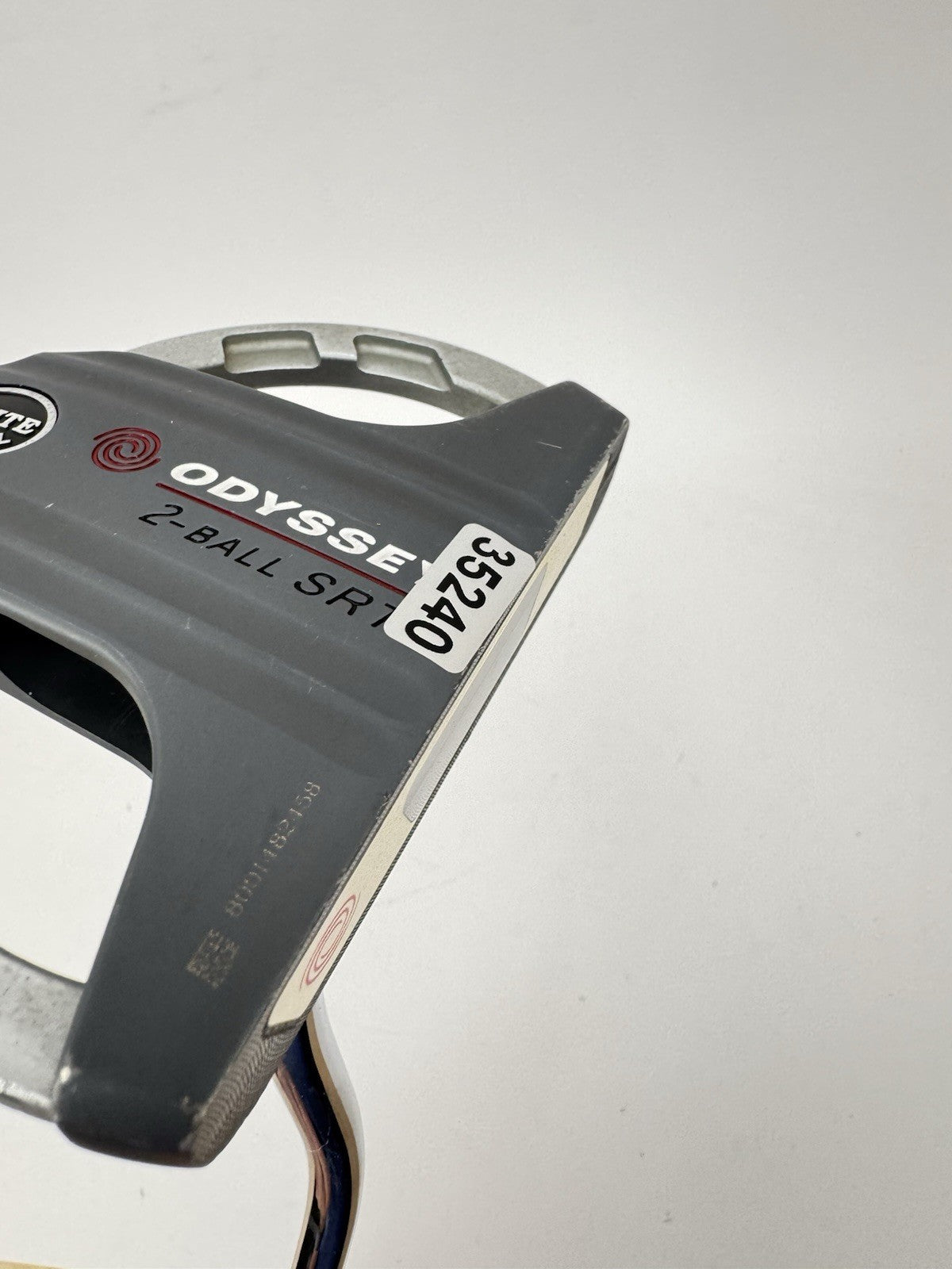 Odyssey White Steel 2 Ball Putter SRT 34” Mallet /Right Handed /3524018
