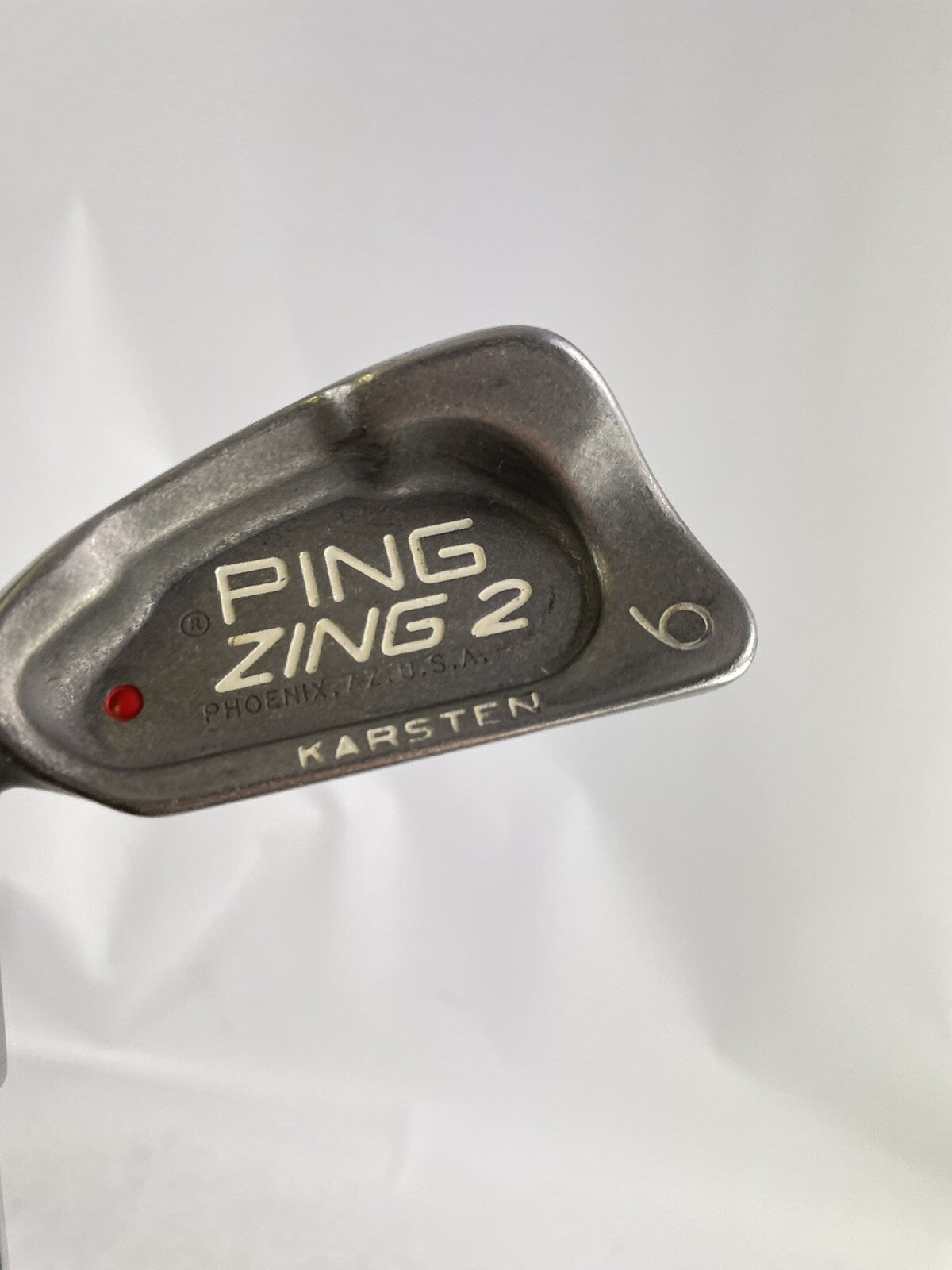 Ping Zing 2 Golf 6 Iron Red Dot Stiff Flex Steel /Left Handed /New Grip /78891