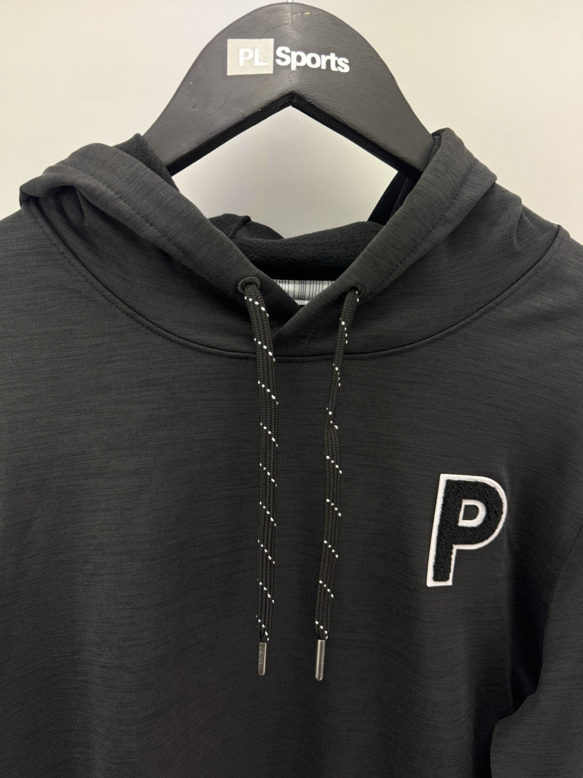 Puma Golf Hoodie Cloudspun Patch Mens UK Small /Black /New /308202