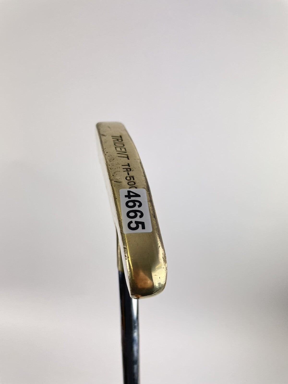 Brass Blade Golf Putter Trident TR-500 Two Way 34.5” Steel /New Grip /466511