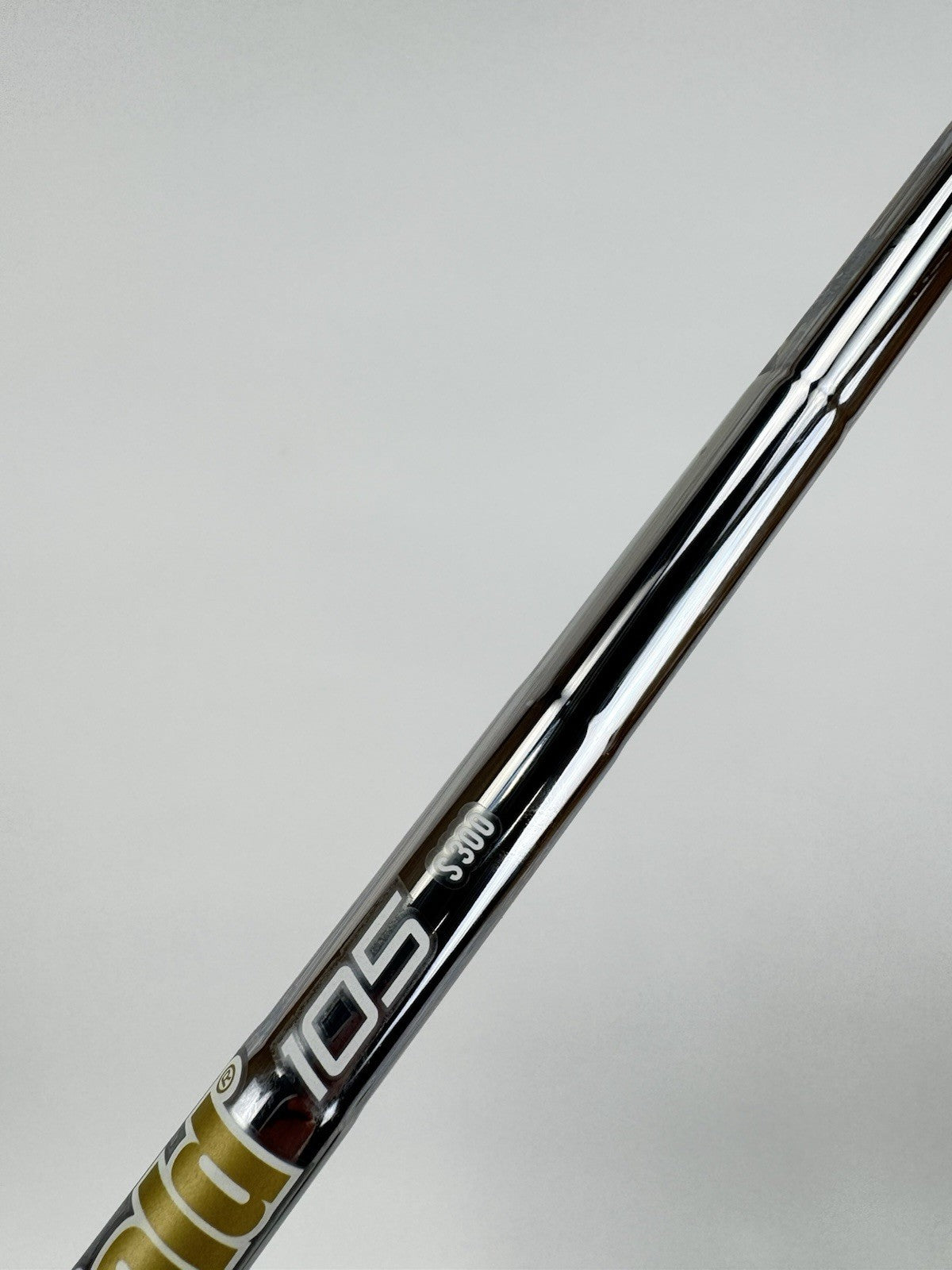 Dynamic Gold 105 Iron Shaft S300 Stiff Flex Steel 35.25 /0.355 Tapered /316905