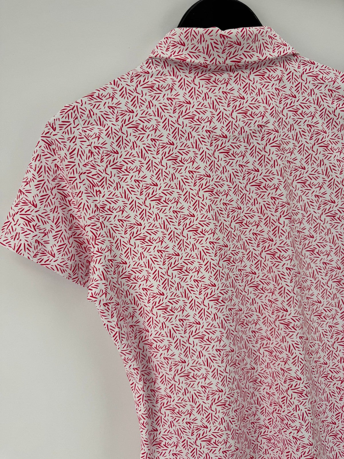 Ping Aeria P93782 Women's Golf Polo Shirt Size UK 8 Fuchsia Foliage/353998