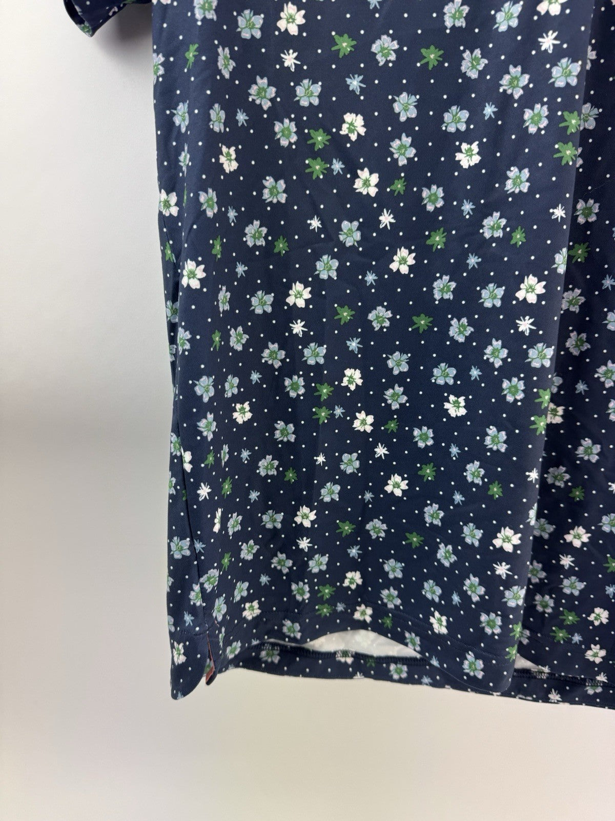 Puma Golf Mens Polo Shirt Cloudspun Floral UK Medium /Navy /New /223201