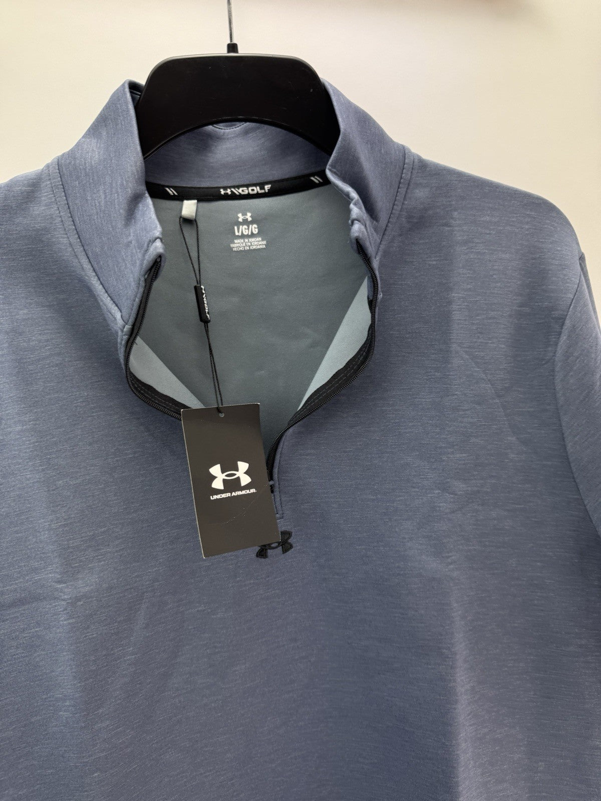 Under Armour Golf Pullover Drive Midlayer UK Large /1/4 Zip /New /275563