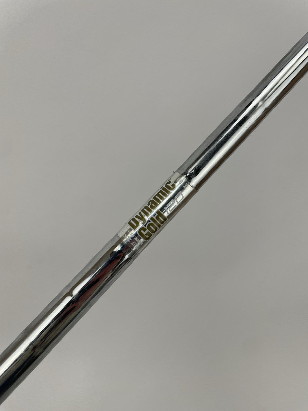 Dynamic Gold 120 Iron Shaft X100 Flex Steel (Extra Stiff) 35.25” /0.355 /343320