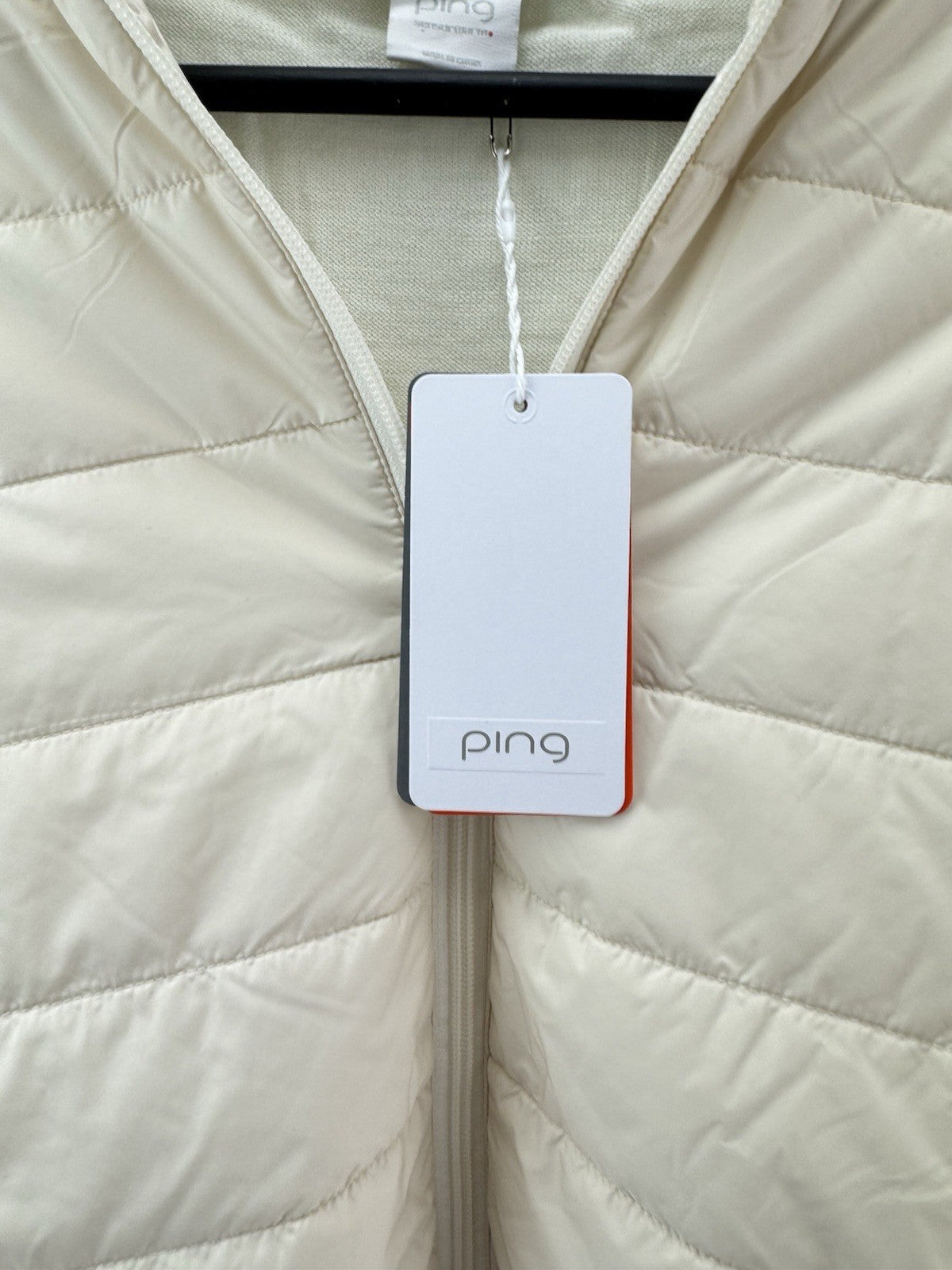 Ping Golf Ladies Jacket Fran Hybrid Full Zip UK 10 /Cream /New /279776