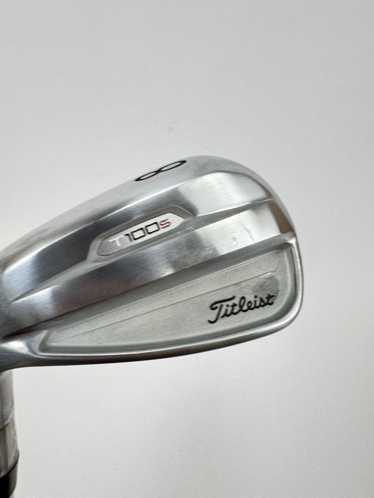 Titleist T100s 8 Iron Left Handed Elevate ETS 115 Stiff Steel /New Grip /344103