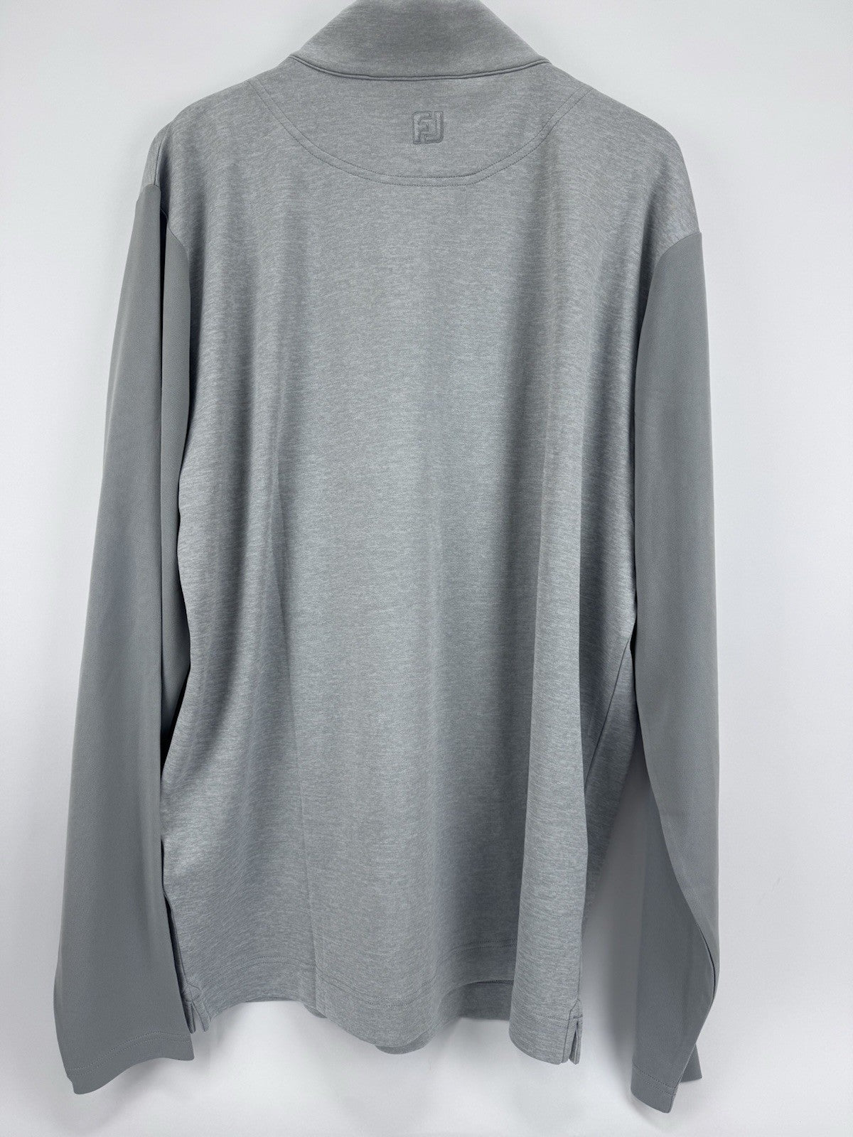 FootJoy Tonal Heather Chill-Out Pullover Mens Size 3XL Grey Long Sleeve/317146
