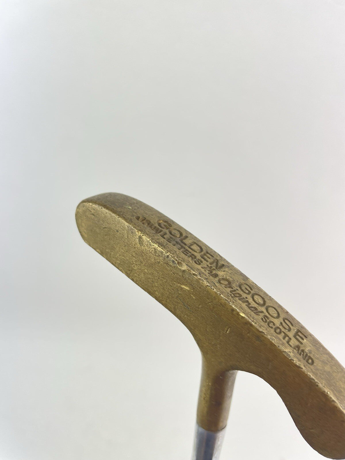 Golden Goose Brass Putter Blade John Letters 35" /Right Handed /New Grip /176863