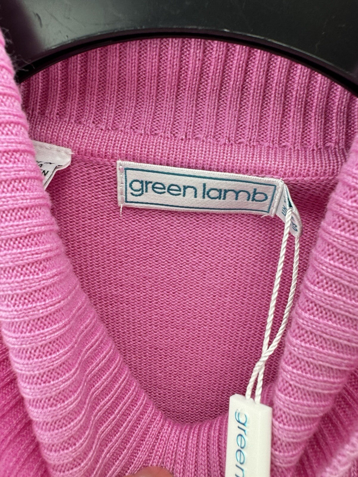 Green Lamb Ladies Pullover Knox Roll Turtle Neck Cashmere UK 14 /New /223307