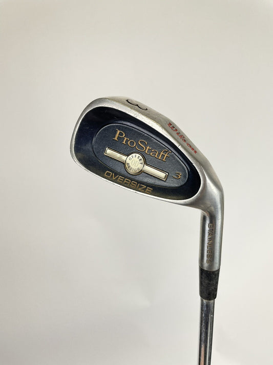 Wilson Prostaff Oversize 3 Iron Regular Flex Steel /Right /New Grip0