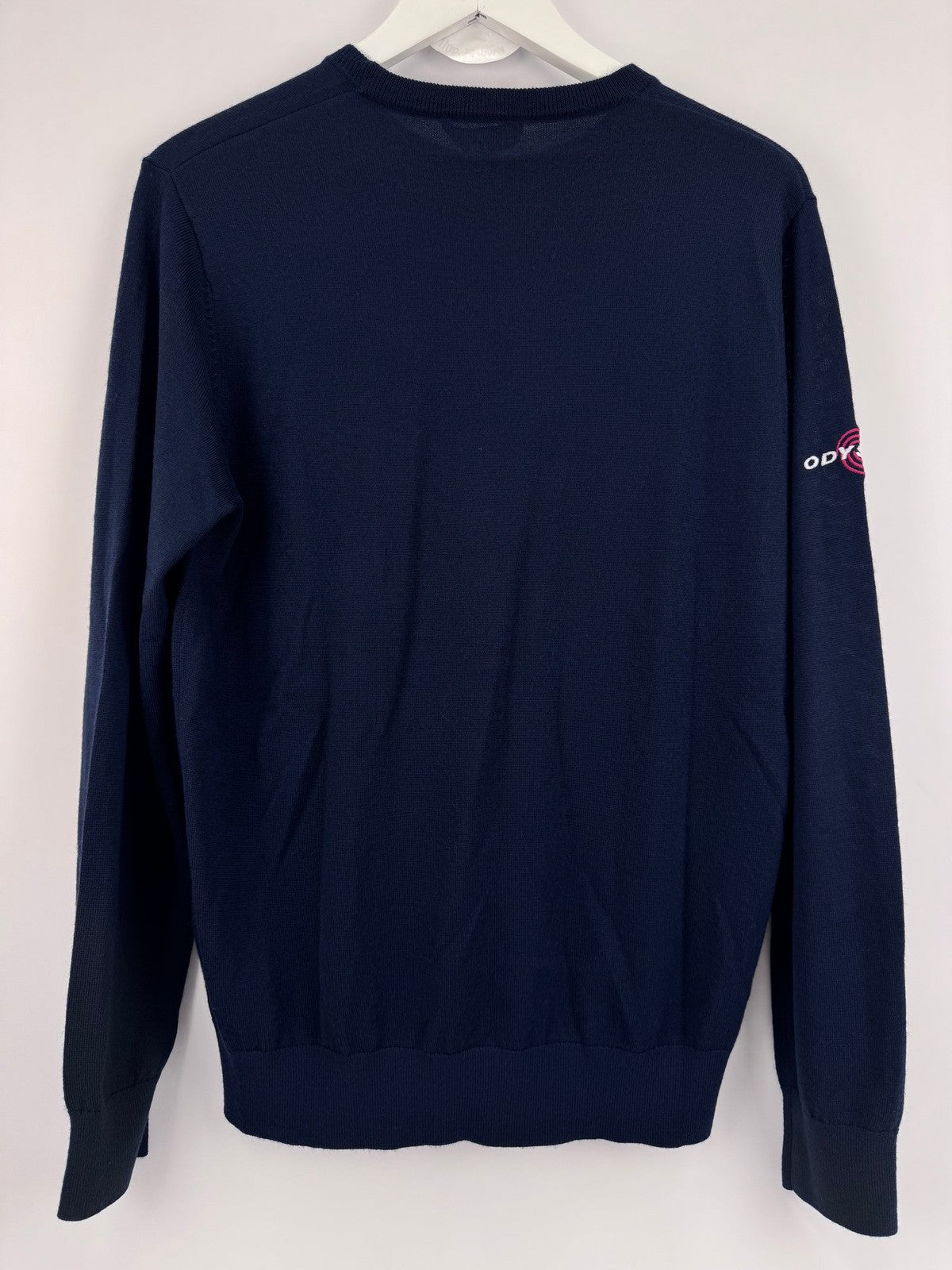 Men’s Callaway Odyssey Weather Series Golf Merino Mix Jumper Size M Navy /323955