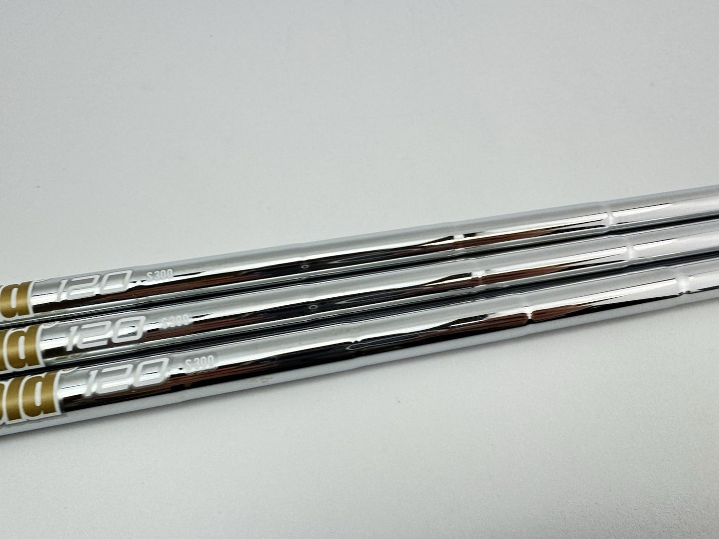Dynamic Gold 120 Wedge Shaft Set (3) S300 Stiff Flex Steel 0.355 Tapered /293864