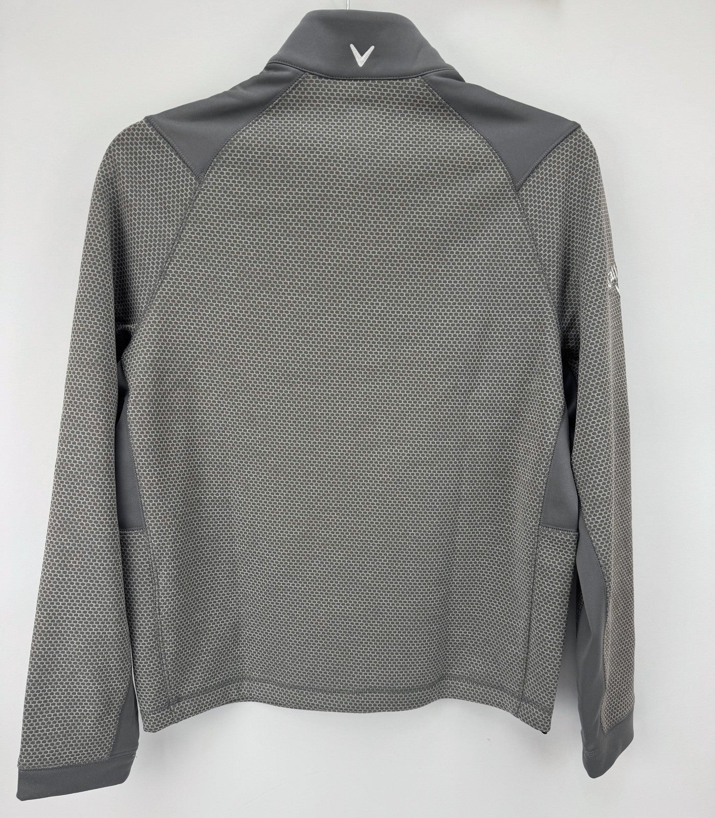 Callaway Weather Series Men's Golf Pullover Size Small Grey Half Zip/365105