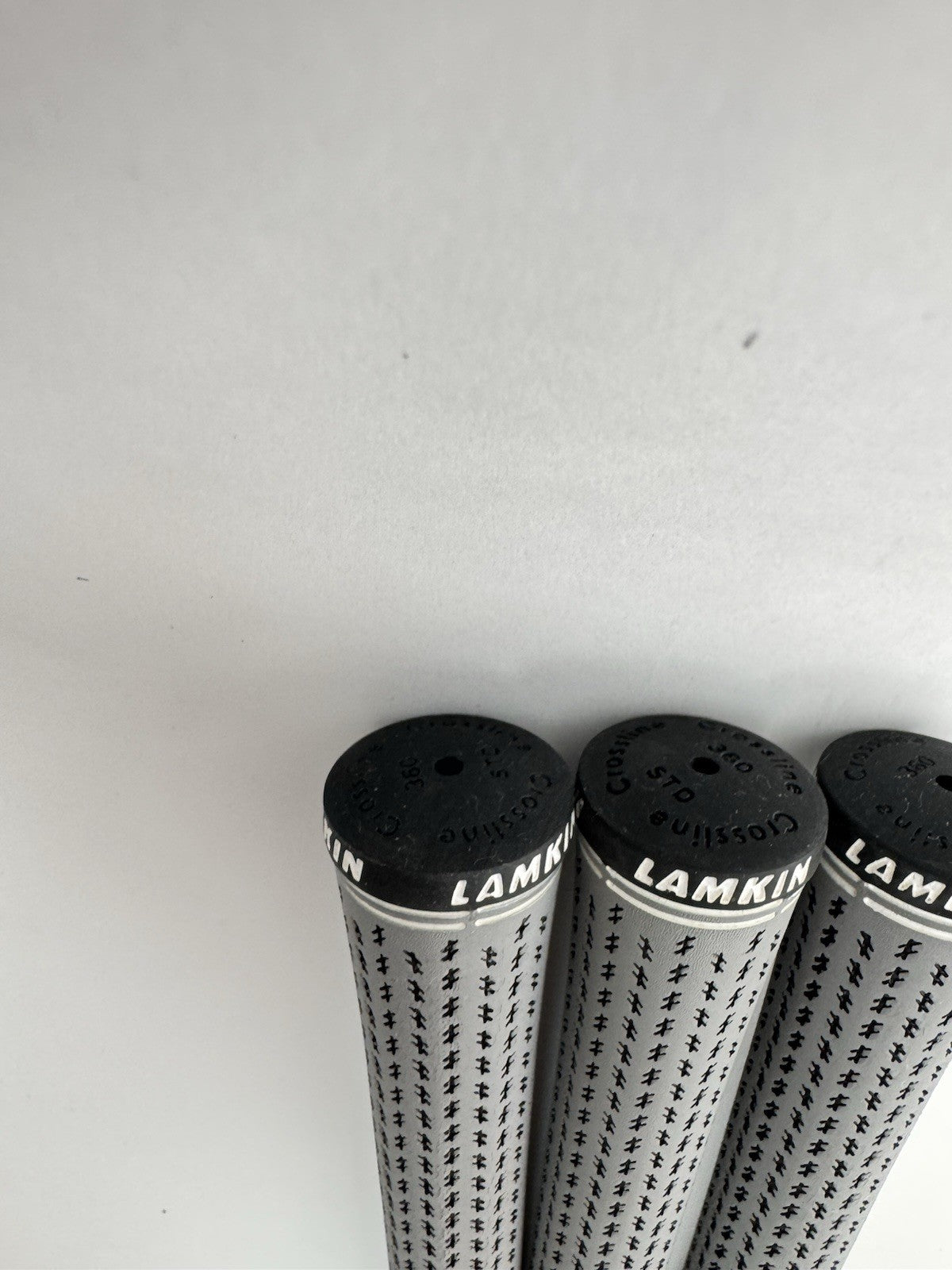 Lamkin Crossline 360 Golf Grips (3) Mens Standard/Grey/Black /Pulled /262313