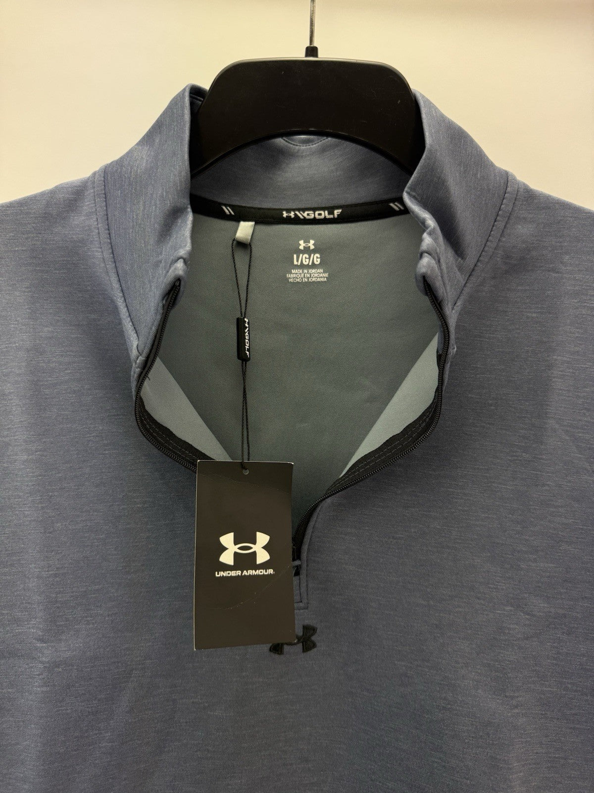 Under Armour Golf Pullover Drive Midlayer UK Large /1/4 Zip /New /275566