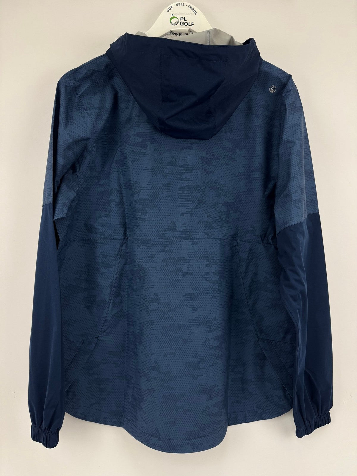 FootJoy HydroLite X Waterproof Hoodie Jacket Size Small Navy Camo/336216