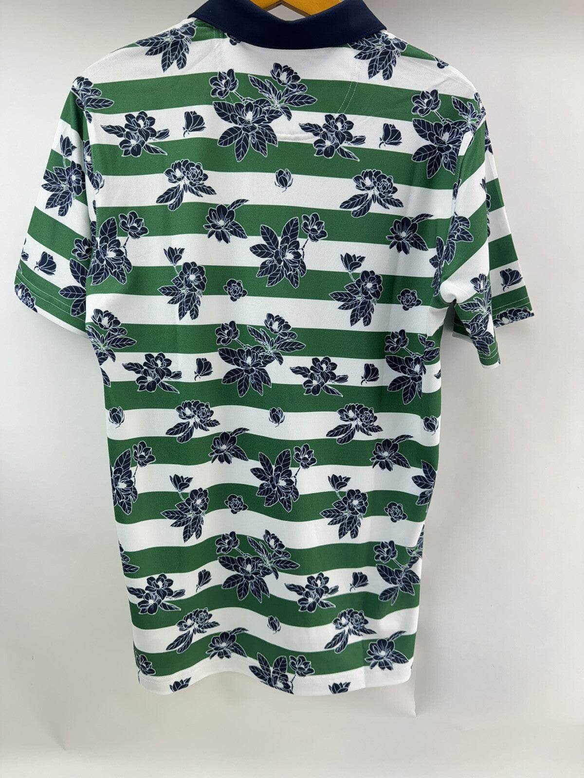 Puma Golf Polo Pique Garden Size UK Medium /Green/navy /New /207497
