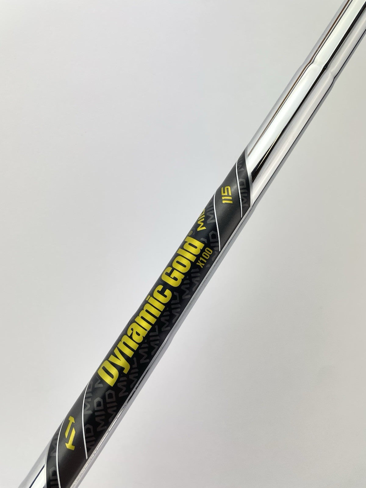 Dynamic Gold Mid 115 Iron Shaft X100 X Flex Steel 35.25” /0.355 Tapered /298935