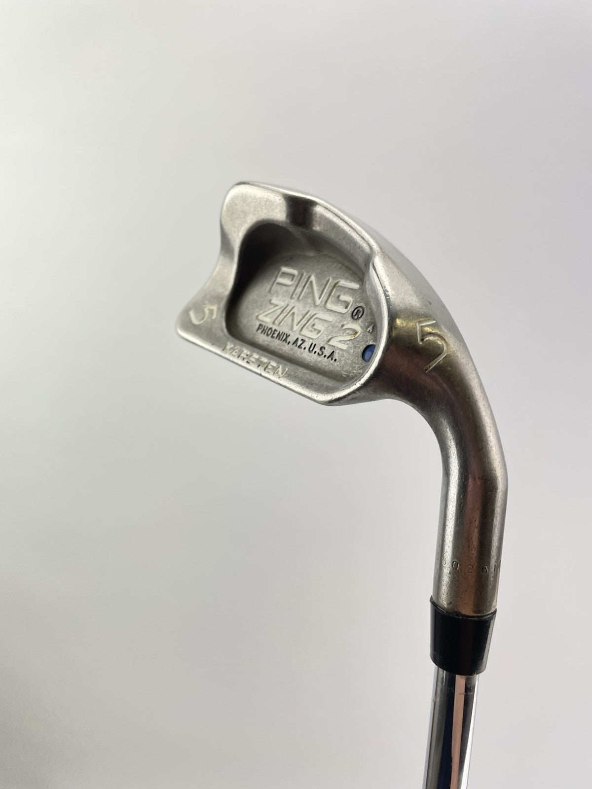 Ping Zing2 5 Iron Blue Dot Regular Flex Steel /Right Handed /New Grip /282102